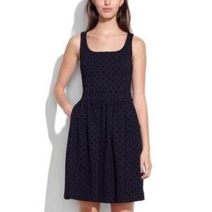 Madewell black polka dot